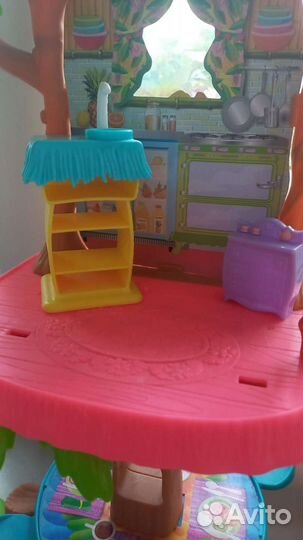 Домик для кукол энчантималс кафе в джунглях