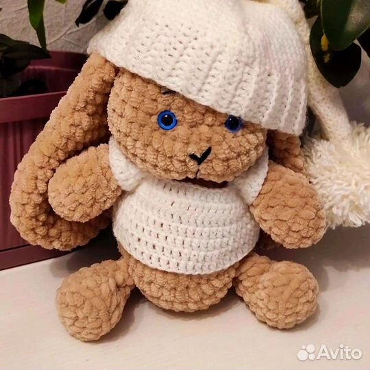 Вязаные игрушки роза