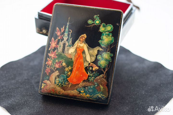 Шкатулка палех СССР 1967г оригинал - редчайшая