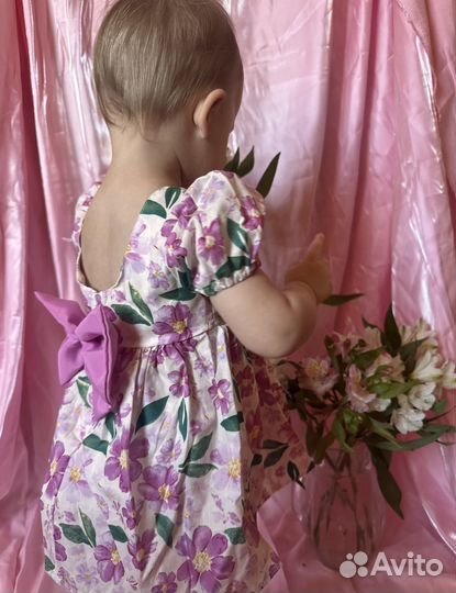 Платье для девочки 74 размер новое