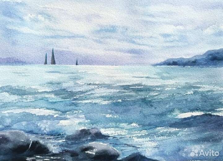 Картины, акварели, пейзажи