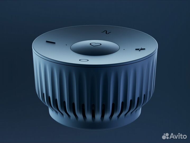 SberBoom mini синяя умная колонка