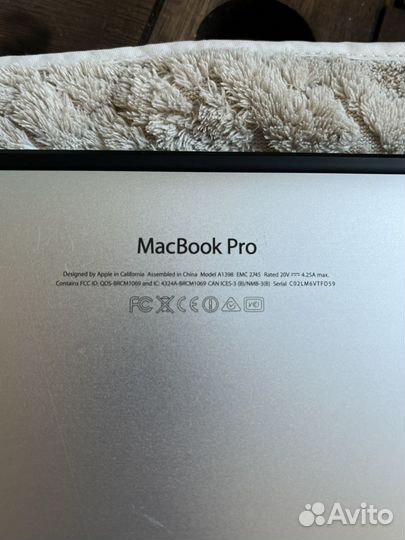 Apple MacBook Pro 15 (Retina, late 2013)