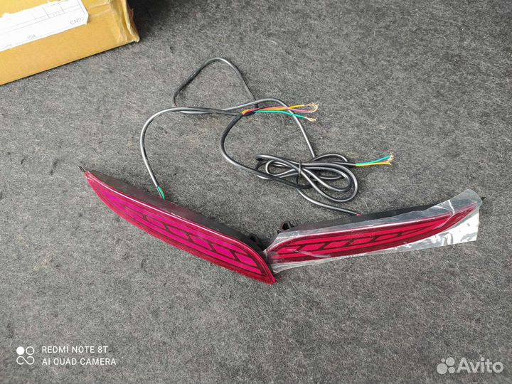 Световые фонари в задний бампер