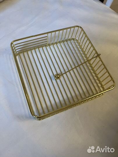 Новая металлическая салфетница zara home