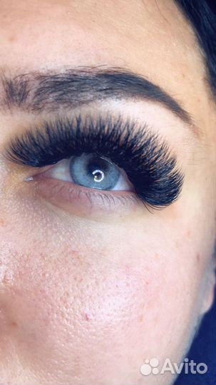 Наращивание ресниц на дому и с выездом на дом