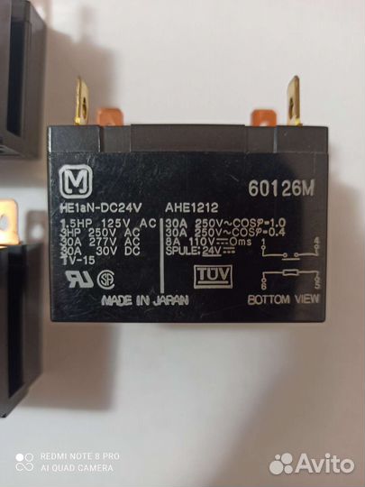 Реле электромагнитное HE 1aN-DC24V