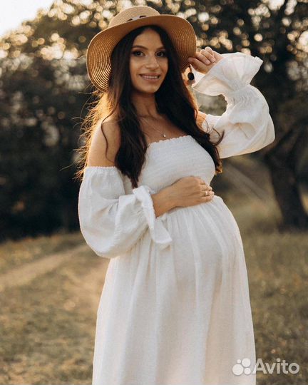 Муслиновое платье