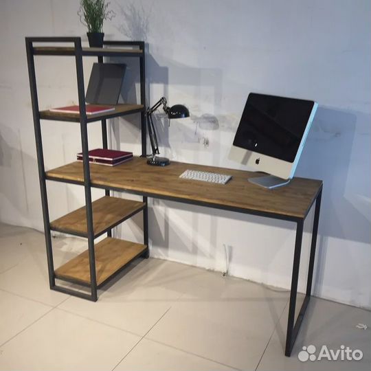 Мебель стиле Лофт, стеллаж, стол, стул, диван