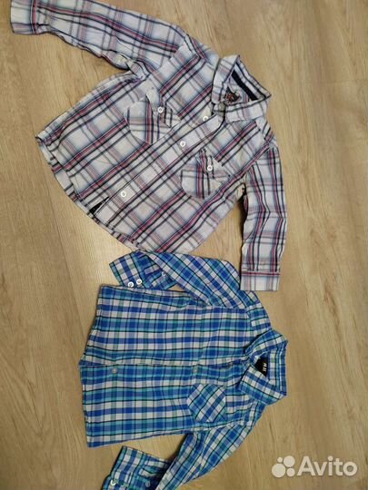 Рубашки на мальчика h&m 86