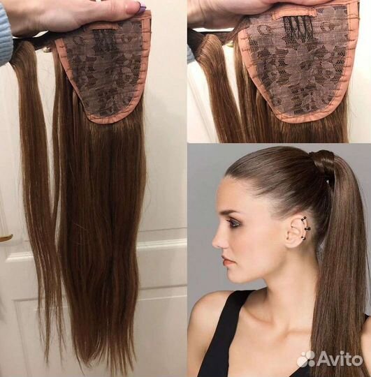 Хвост из искуственных волос
