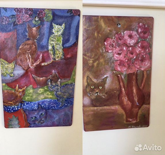 Ручная роспись на доске