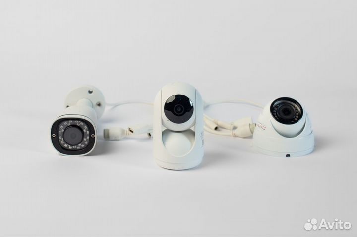 Удаленное видеонаблюдение с установкой. IP-камеры