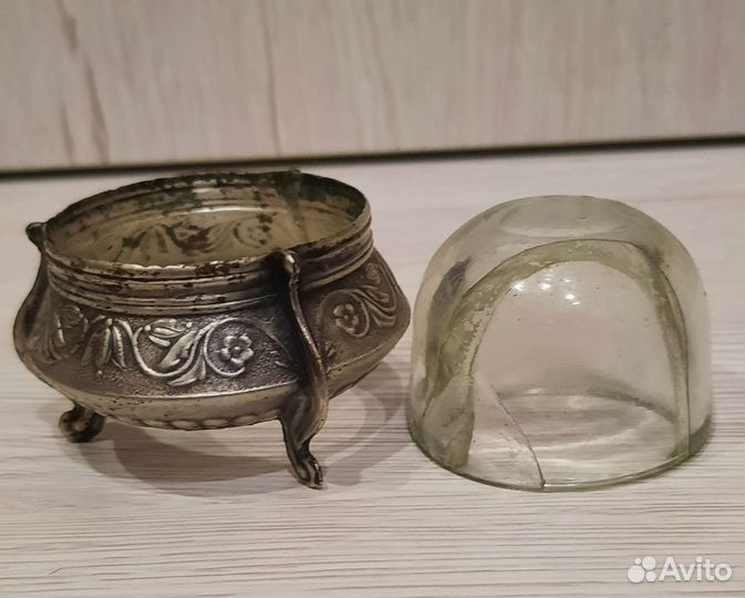 Солонка мельхиор СССР