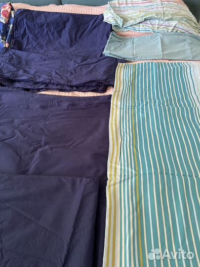 3 комплекта семейного постельного белья