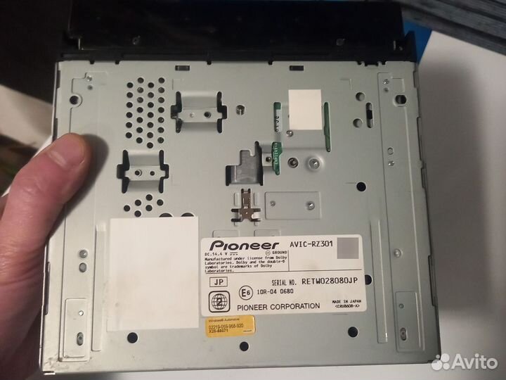 Автомагнитола Pioneer Carrozeria avic-RZ 301