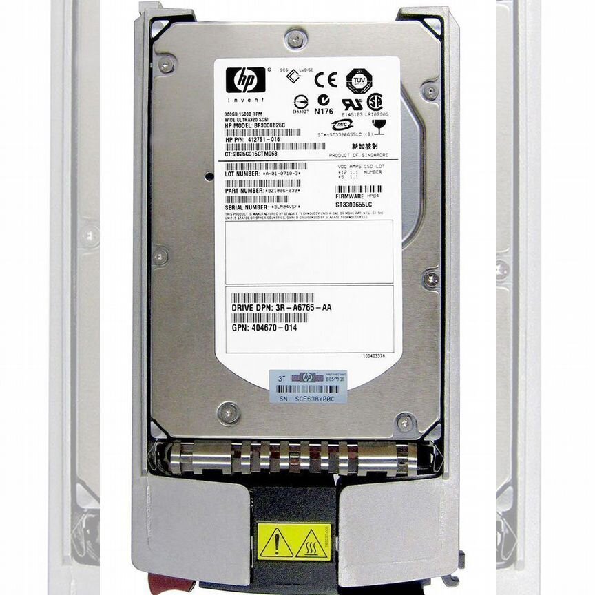 [412751-016] Жесткий Диск Hp Bf3008b26c 300gb U320scsi 3.5" 412751-016