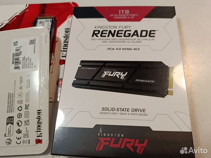 Ssd 1tb Kingston 7300мб/с m2 nvme Новый гарантия