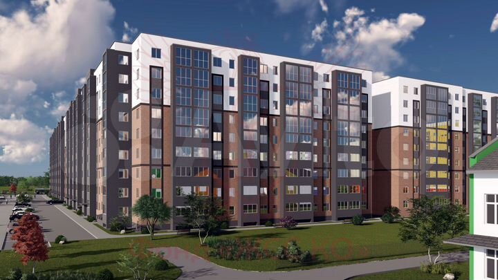 2-к. квартира, 48,3 м², 4/9 эт.