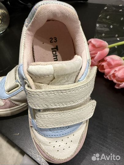 Кеды белые для девочки