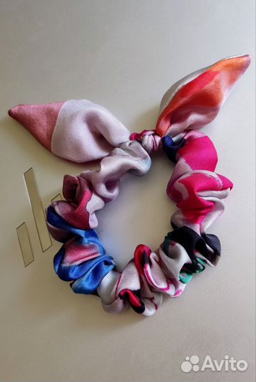 Резинки 100 проц.шелк для волос