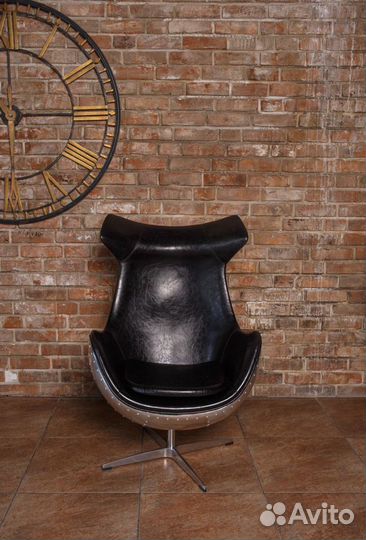 Кресло Aviator Wide Egg Yellow