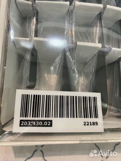 Столовые приборы IKEA черный новый