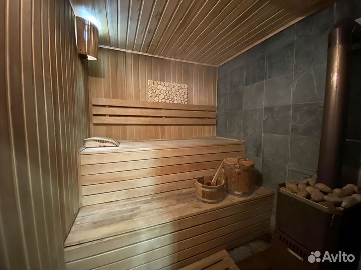 Баня сауна с бассейном