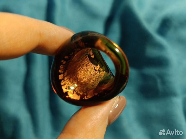 Murano кольцо, кулон комплектом