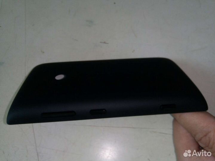 Задняя крышка чехол для Nokia Lumia 525 (чёрный)