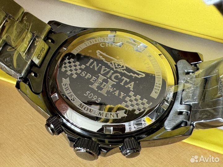 Новые оригинальные часы-хронограф Invicta 5093