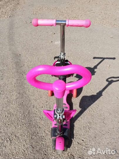 Самокат детский трехколесный бу