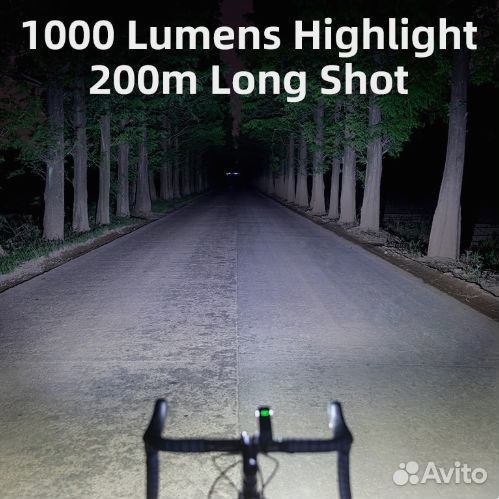 Велосипедный фонарь фара Offbondage 1000 лм