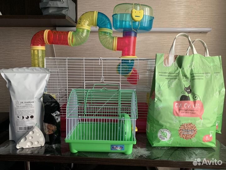 Клетка для грызуна(хомяка,свинки) большая