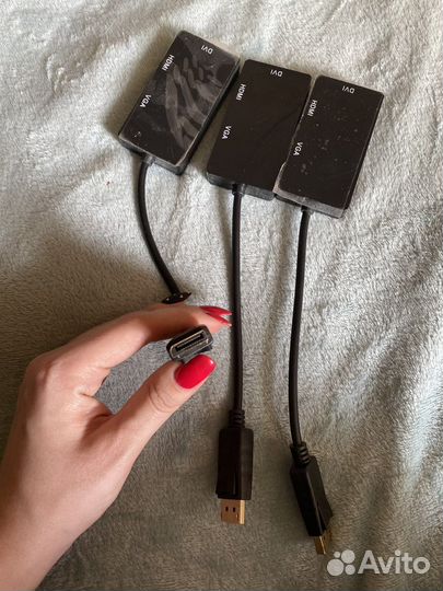 Переходник с display port на vga,hdmi,vdi