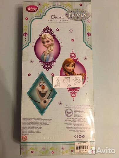 Anna Classic Doll Frozen Disney 2014 30 см