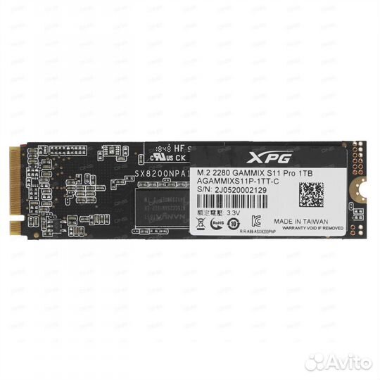 1000 гб SSD M.2 adata XPG gammix S11 Pro