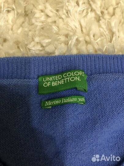 Шерстяной свитер benetton