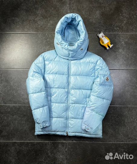 Пуховик moncler глянцевый