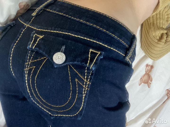 True religion джинсы клеш