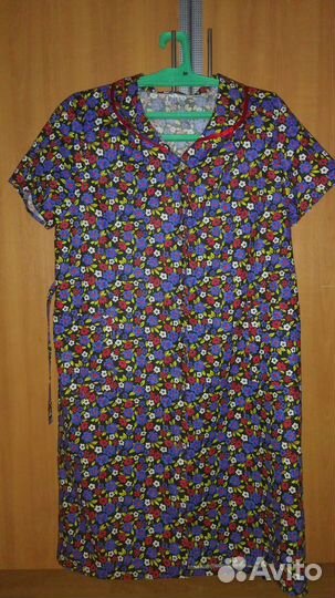 Халат домашний с коротким рукавом