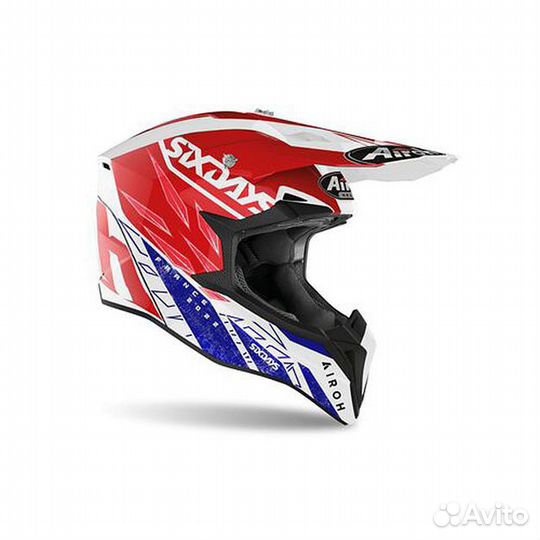 Кроссовый шлем Airoh Six Days 2022 France Gloss L