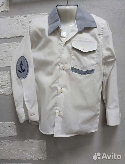 Рубашка на мальчика в школу