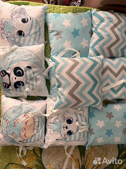 Бортики в детскую кроватку