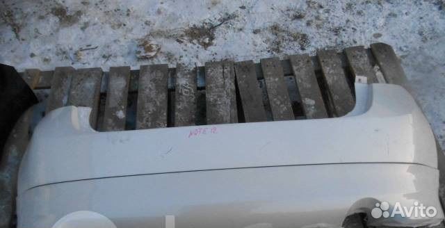 Ниссан ноут Накладка заднего бампера Note 12-нв