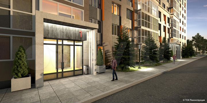 2-к. квартира, 51,9 м², 2/10 эт.