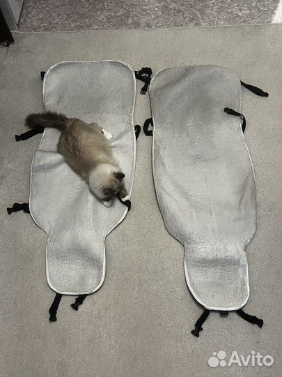 Накидки на сидения натуральная шерсть