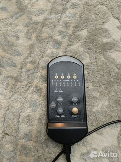 Накидка на сиденье с массажем и подогревом