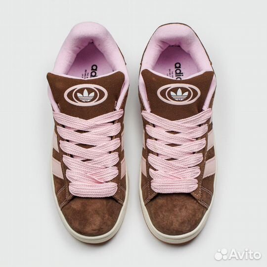 Кроссовки Adidas Campus 00s Brown / Pink Suede