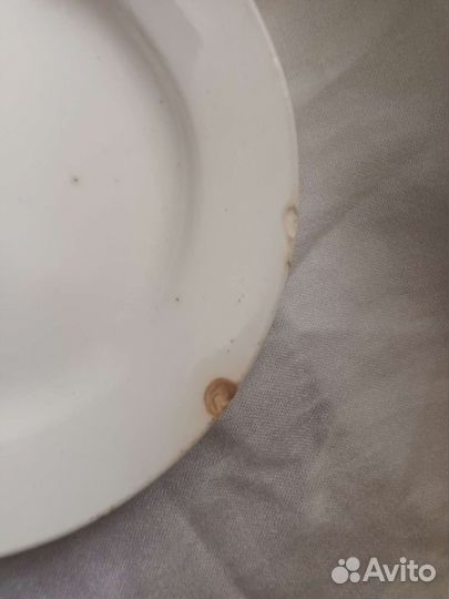 Старинное блюдо, тарелка М. С Кузнецова. Большая